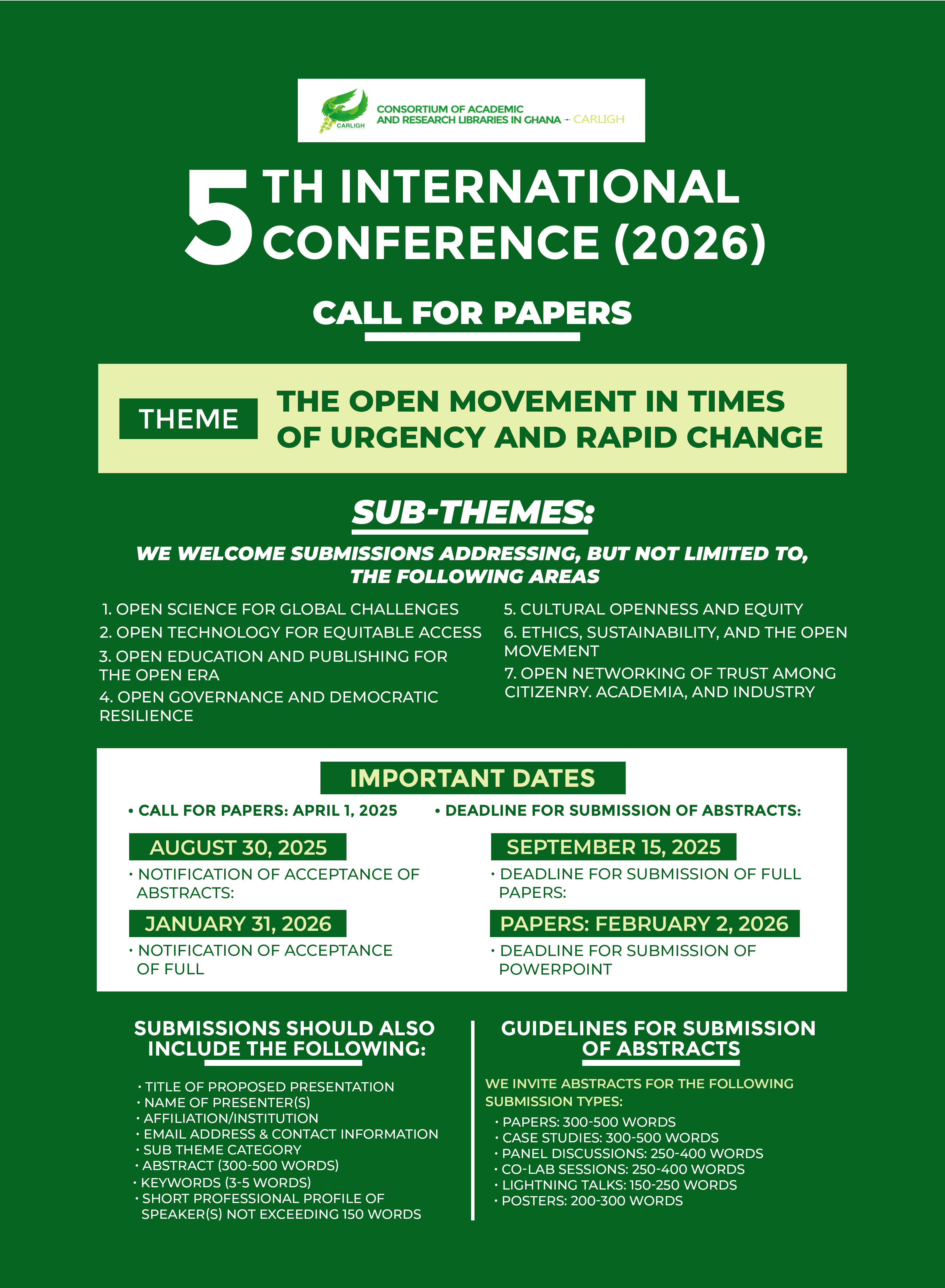 Conference Design